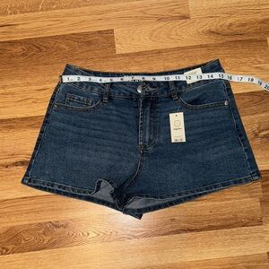 No Boundaries Dark Blue Jean Shorts